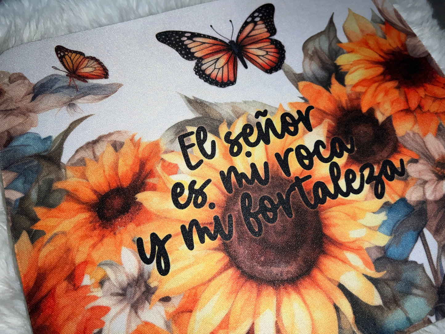 El Señor es mi roca y mi fortaleza Mousepad